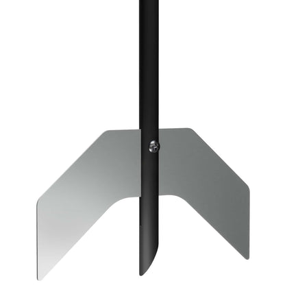 vidaXL Bird Feeder Galvanised Steel Silver