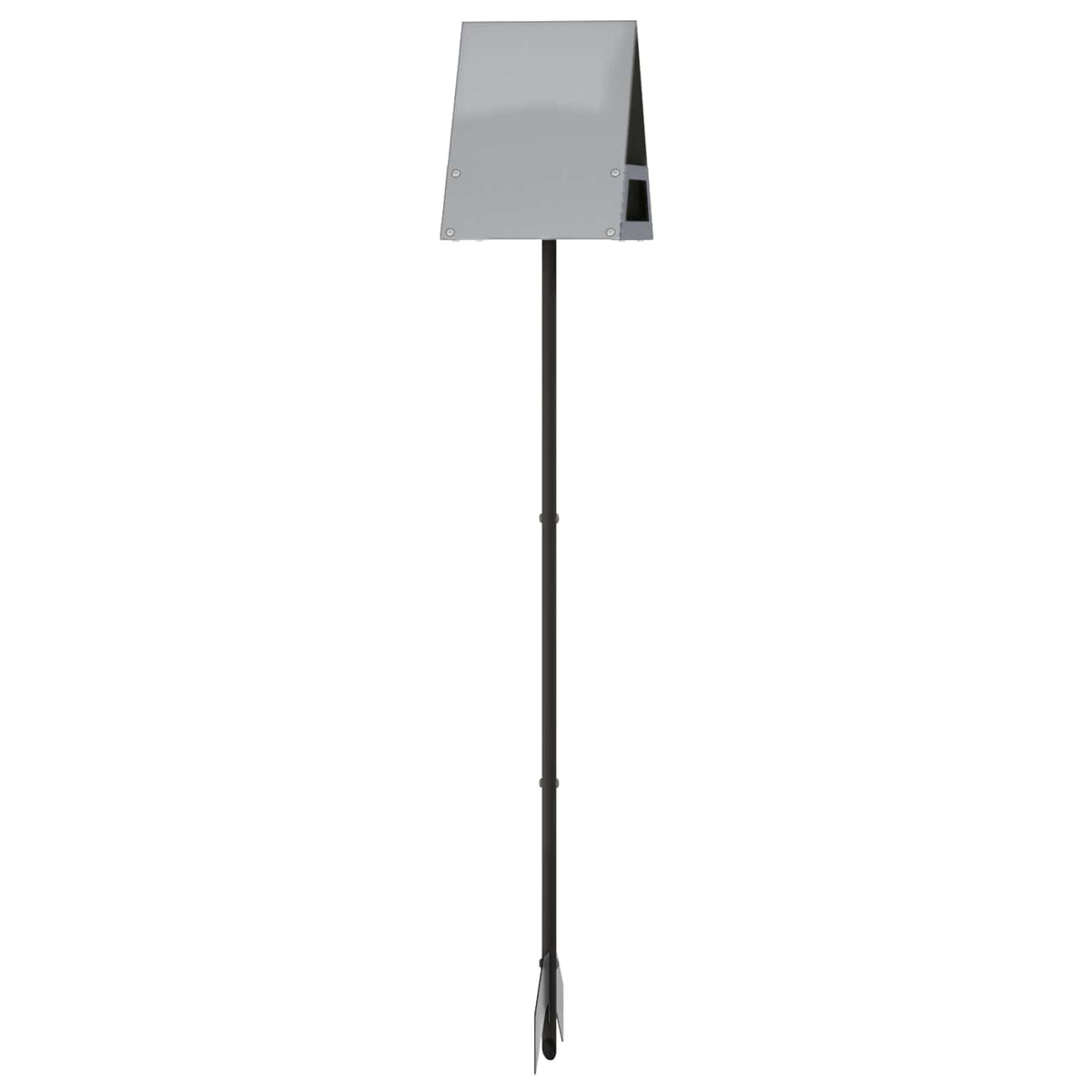 vidaXL Bird Feeder Galvanised Steel Silver