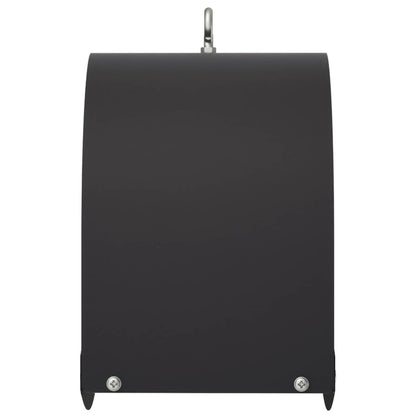 vidaXL Hanging Bird Feeder Steel Black