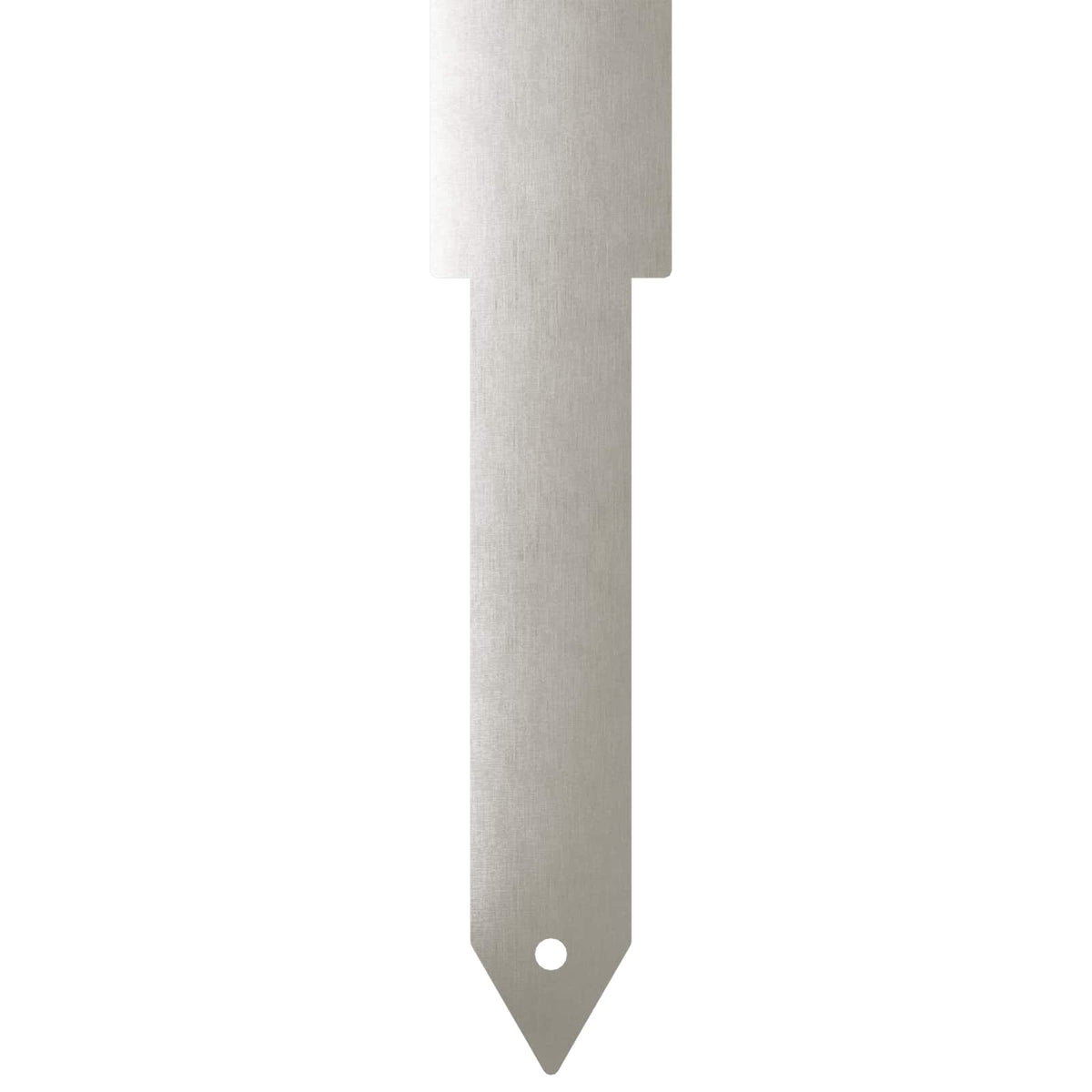 vidaXL Garden Stake 3 pcs 41 x 10 x 0.08 cm Silver Stainless Steel