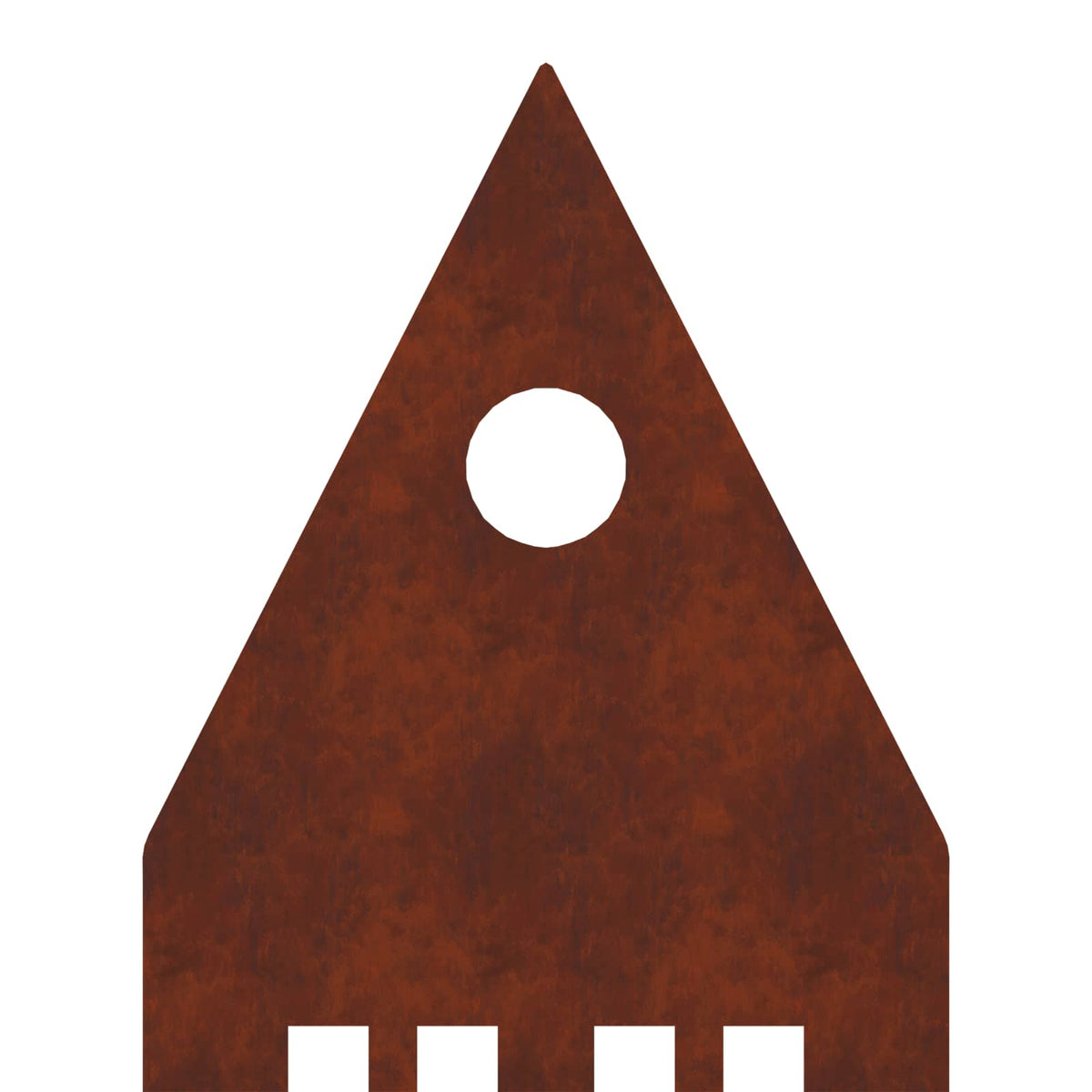 vidaXL Garden Stake 3 pcs 41 x 10 x 0.08 cm Rusty Weathering Steel