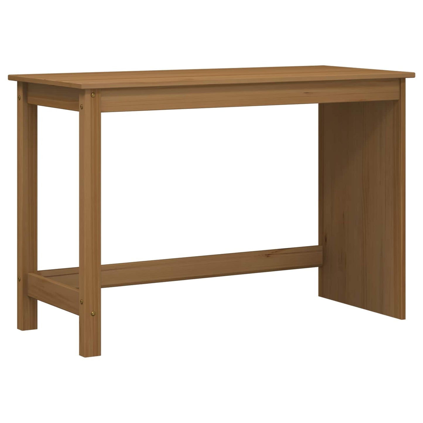vidaXL Desk Cabinet Set 2 pcs Honey Brown Solid Pine Wood