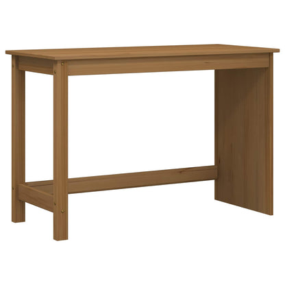 vidaXL Desk Cabinet Set 2 pcs Honey Brown Solid Pine Wood