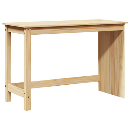 vidaXL Desk Cabinet Set 2 pcs Brown Solid Pine Wood