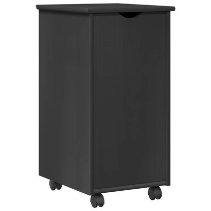 vidaXL Desk Cabinet Set 2 pcs Grey Solid Pine Wood