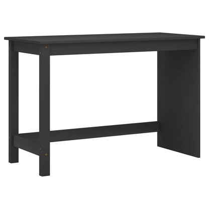 vidaXL Desk and Rolling Cabinet Set MOSS 2 pcs Black