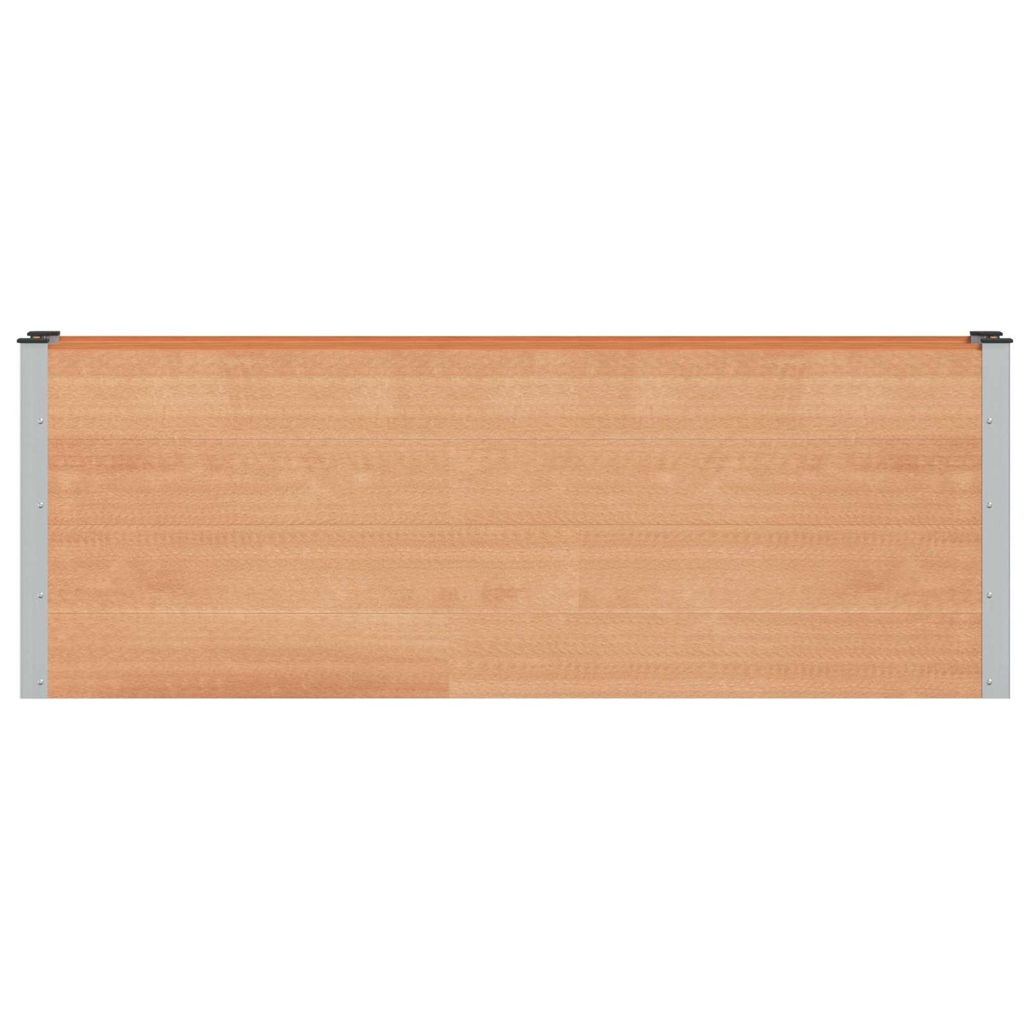 vidaXL Garden Raised Bed Brown 200 x 30 x 72 cm WPC and Aluminium