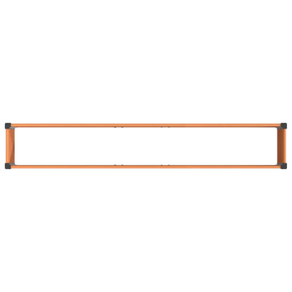 vidaXL Garden Raised Bed Brown 200 x 30 x 72 cm WPC and Aluminium