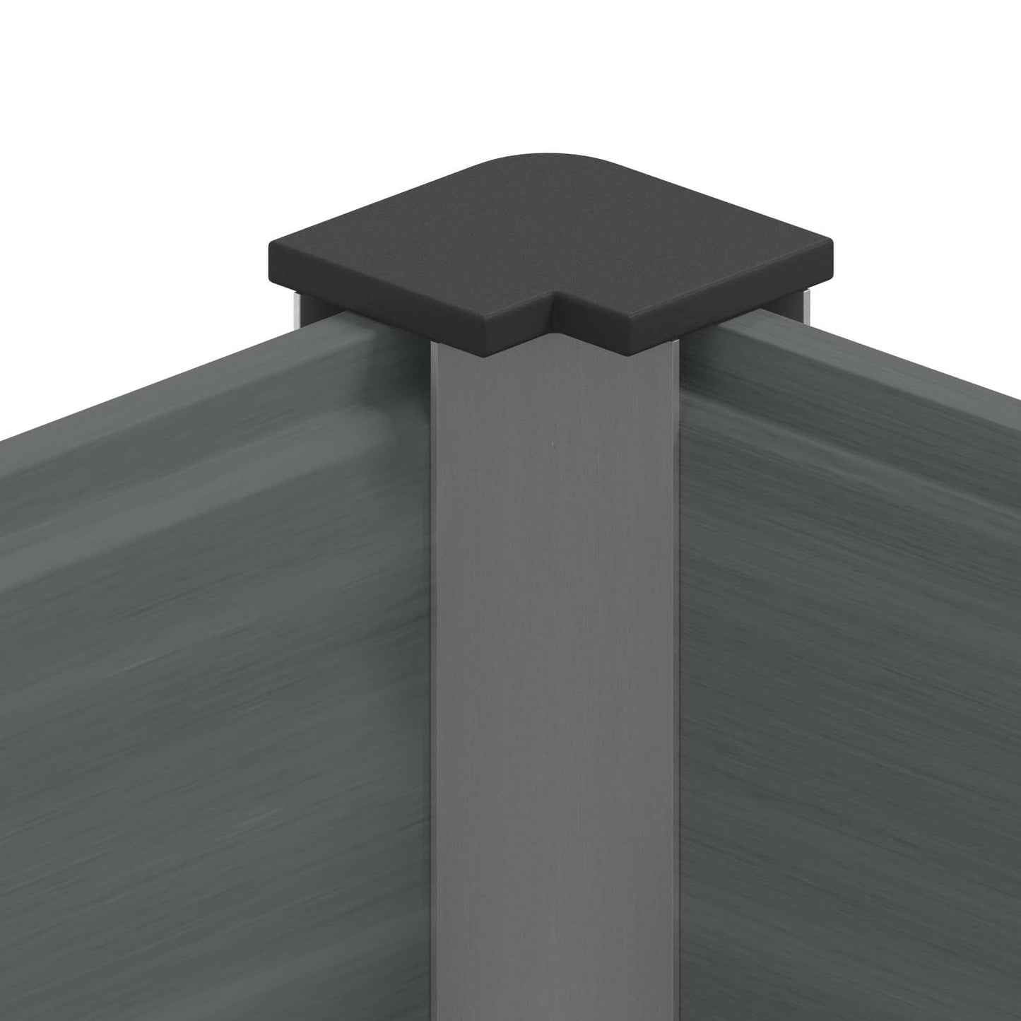 vidaXL Garden Raised Bed Black 200 x 30 x 72 cm WPC and Aluminium