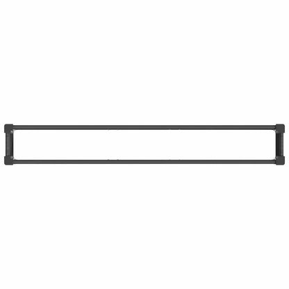 vidaXL Garden Raised Bed Black 200 x 30 x 72 cm WPC and Aluminium