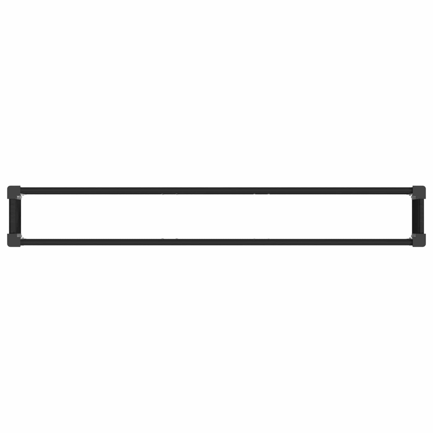 vidaXL Garden Raised Bed Black 200 x 30 x 72 cm WPC and Aluminium