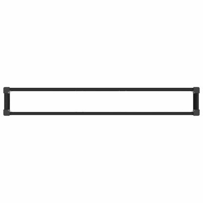 vidaXL Garden Raised Bed Black 200 x 30 x 72 cm WPC and Aluminium