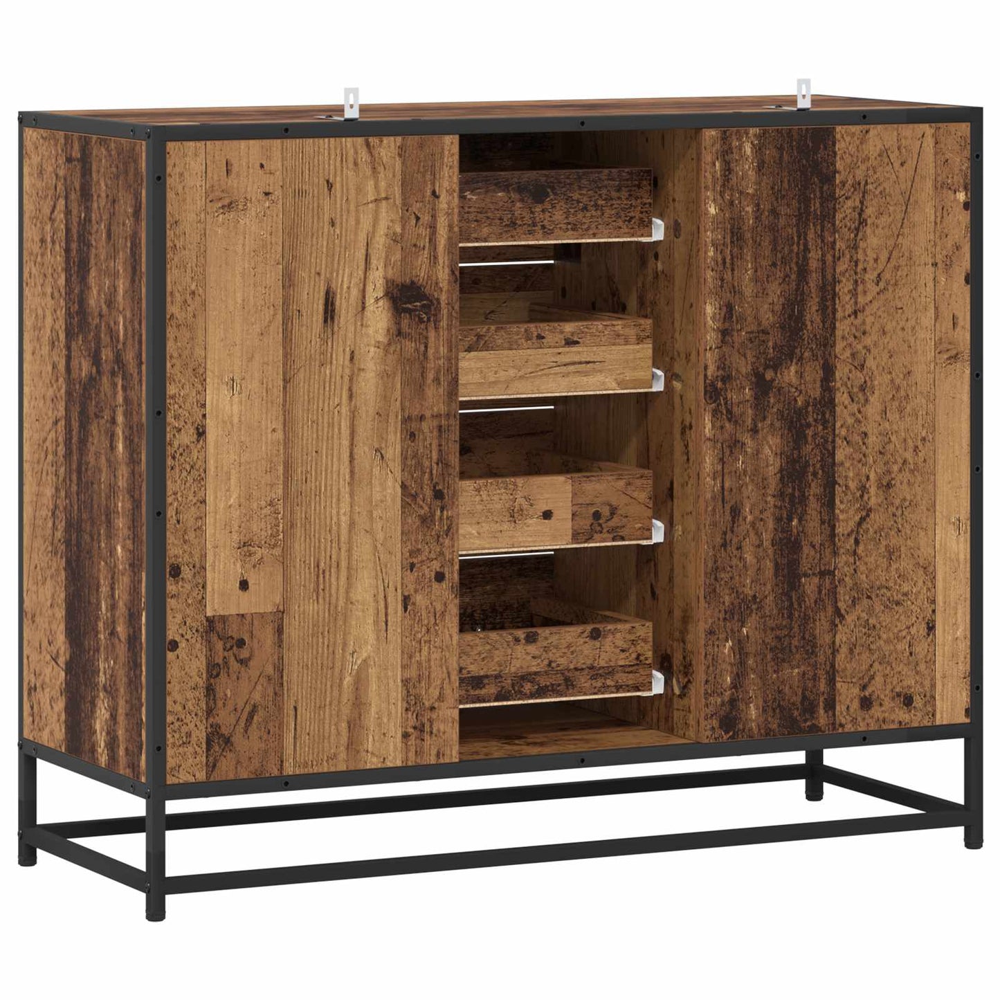 vidaXL Sideboard Old Wood 92 x 35 x 76 cm Engineered Wood