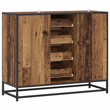 vidaXL Sideboard Old Wood 92 x 35 x 76 cm Engineered Wood