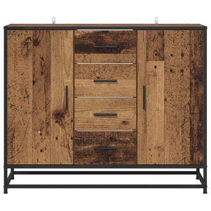vidaXL Sideboard Old Wood 92 x 35 x 76 cm Engineered Wood