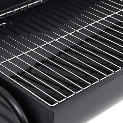 vidaXL Outdoor Grill 3 pcs 80 x 73 x 90 cm Black Metal