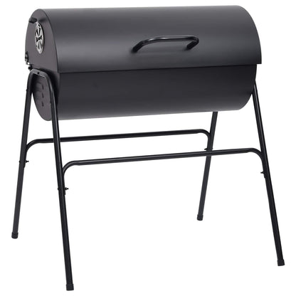 vidaXL Outdoor Grill 3 pcs 80 x 73 x 90 cm Black Metal