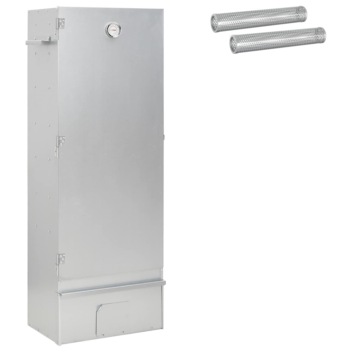 vidaXL Smoker Oven 3 pcs 44.5 x 29 x 110 cm Galvanised steel Silver