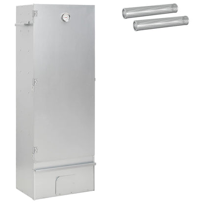 vidaXL Smoker Oven 3 pcs 44.5 x 29 x 110 cm Galvanised steel Silver