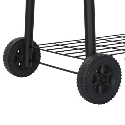 vidaXL Outdoor Grill 103 x 60 x 113 cm Steel Black