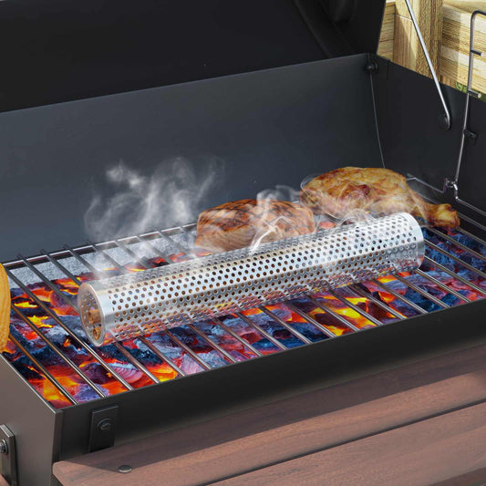 vidaXL Outdoor Grill 103 x 60 x 113 cm Steel Black