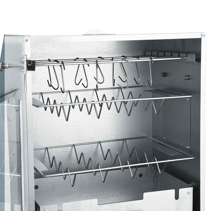 vidaXL Cold Smoker with Smoker Tube 44.5 x 29 x 83 cm Galvanised steel