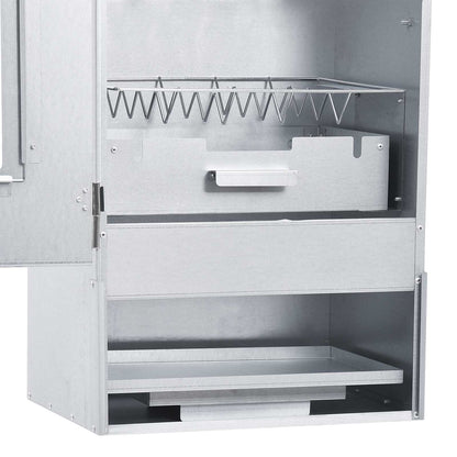 vidaXL Cold Smoker with Smoker Tube 44.5 x 29 x 83 cm Galvanised steel