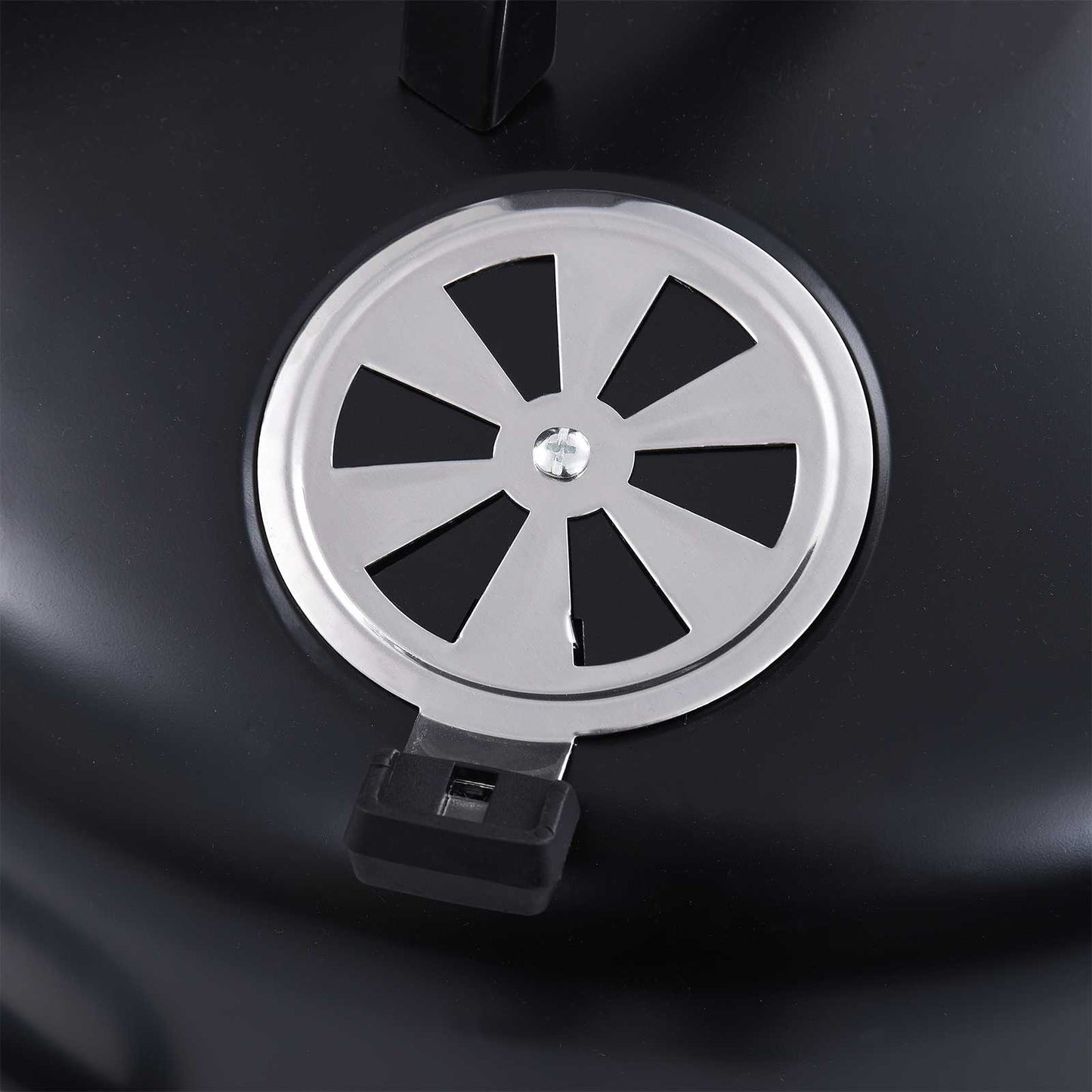 vidaXL Outdoor Grill Ø 40 x 80 cm Steel Black