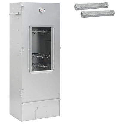 vidaXL Smoker Oven 3 pcs 44.5 x 29 x 110 cm Galvanised steel Silver