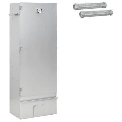 vidaXL Smoker Oven 3 pcs 44.5 x 29 x 110 cm Galvanised steel Silver