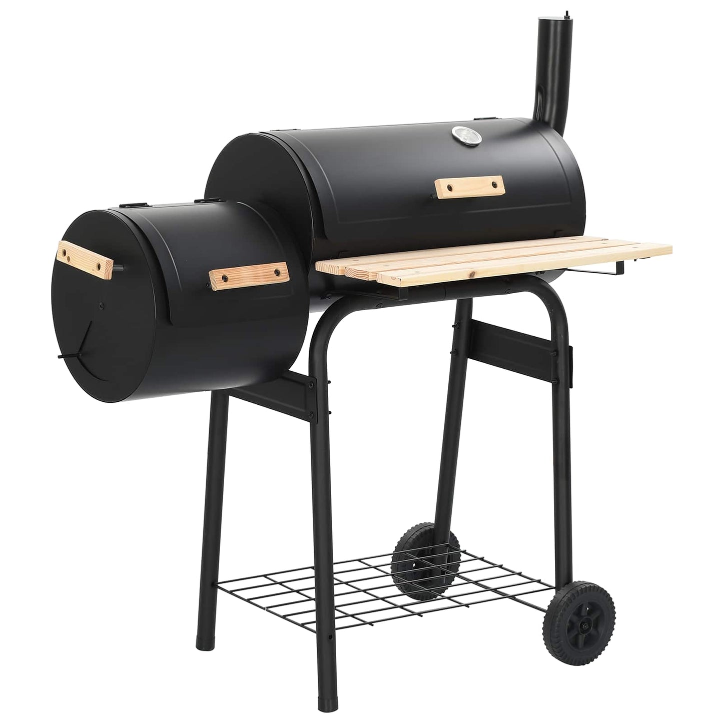 vidaXL Outdoor Grill 103 x 60 x 113 cm Steel Black