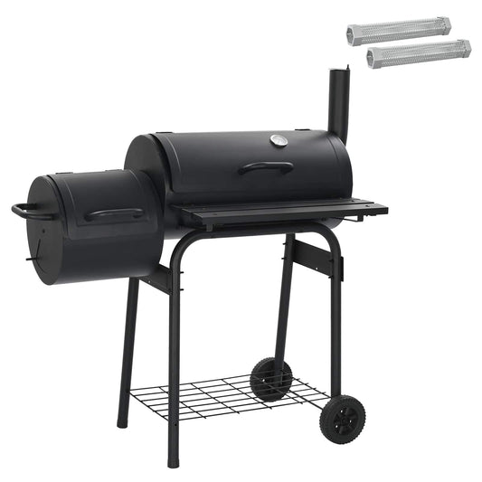 vidaXL Outdoor Grill 103 x 60 x 113 cm Steel Black