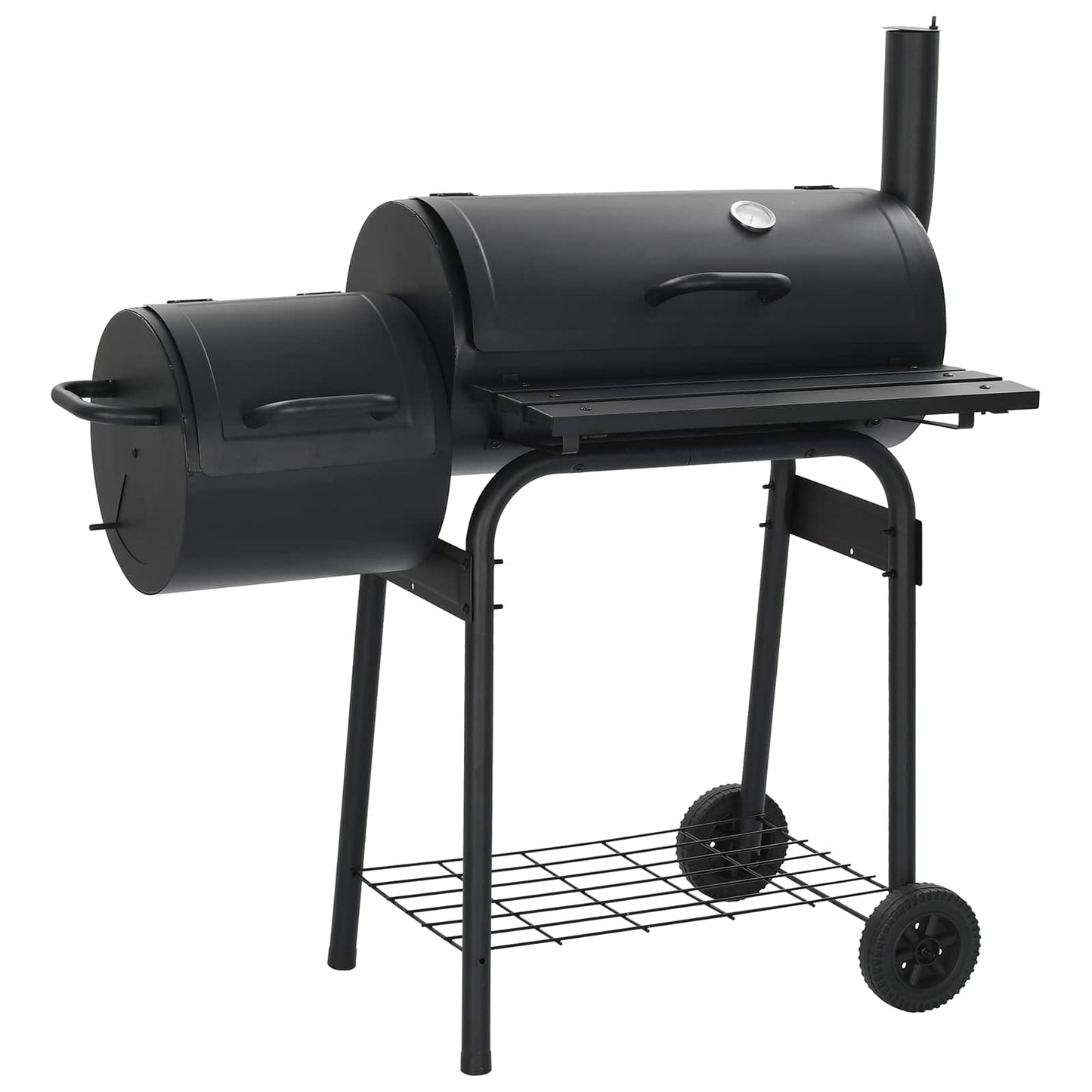 vidaXL Outdoor Grill 103 x 60 x 113 cm Steel Black
