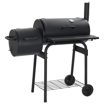 vidaXL Outdoor Grill 103 x 60 x 113 cm Steel Black