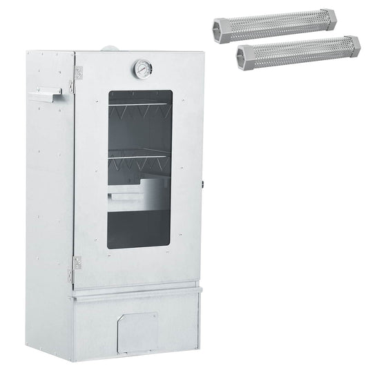 vidaXL Cold Smoker with Smoker Tube 44.5 x 29 x 83 cm Galvanised steel