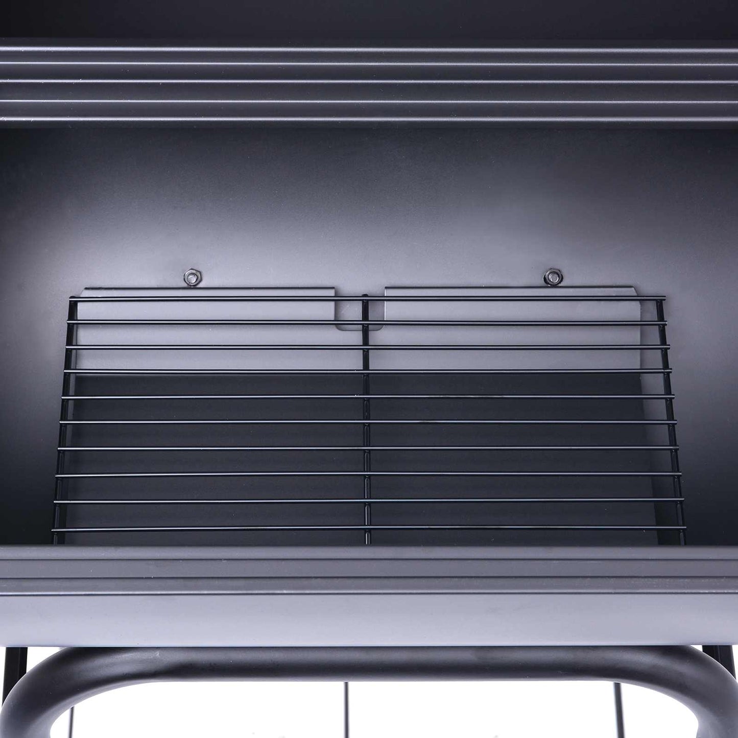vidaXL Charcoal Grill 75 x 48 x 120 cm Silver