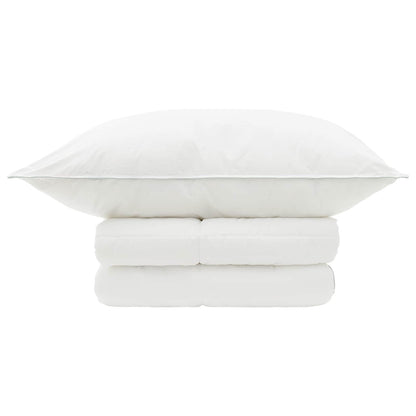 vidaXL Duvet and Pillow Set 2 pcs 137x200 cm Summer 200 GSM Wool White