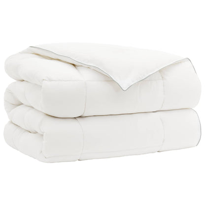 vidaXL Duvet and Pillow Set 2 pcs 137x200 cm Winter 450 GSM Wool White