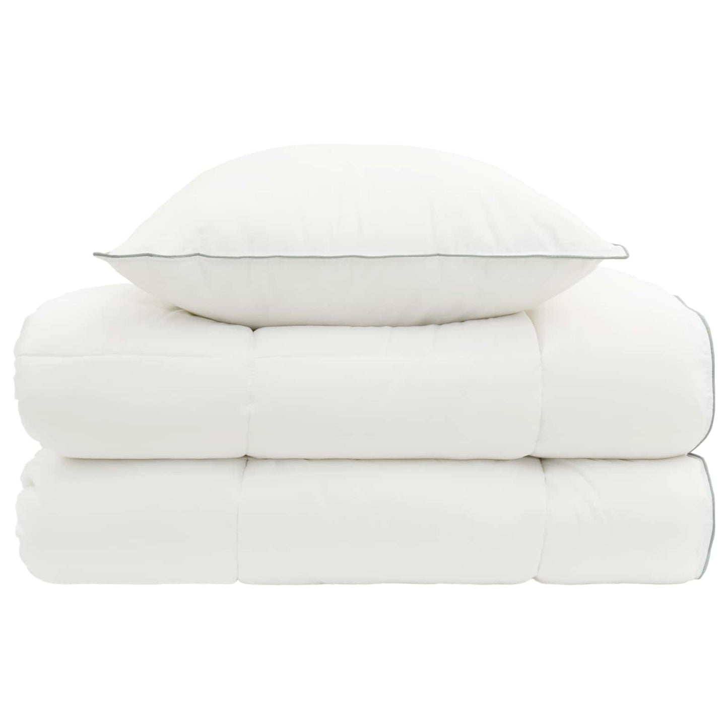 vidaXL Duvet and Pillow Set 2 pcs 150x200 cm 4 Seasons 200+300 GSM