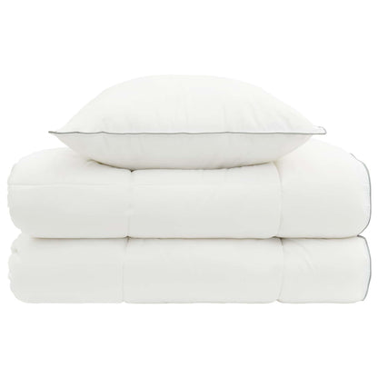 vidaXL Duvet and Pillow Set 2 pcs 150x200 cm 4 Seasons 200+300 GSM