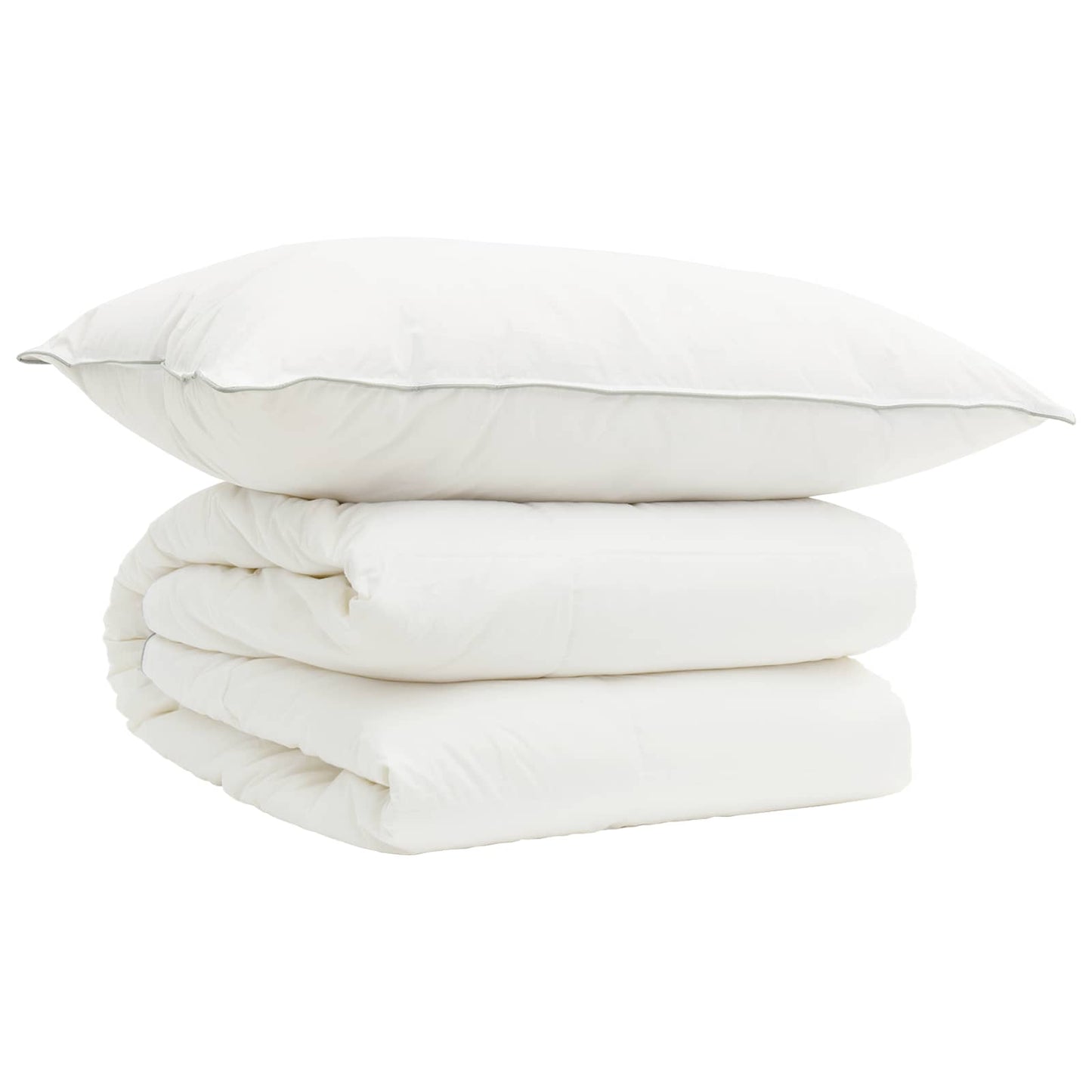 vidaXL Duvet and Pillow Set 2 pcs 152x203 cm 4 Seasons 200+300 GSM