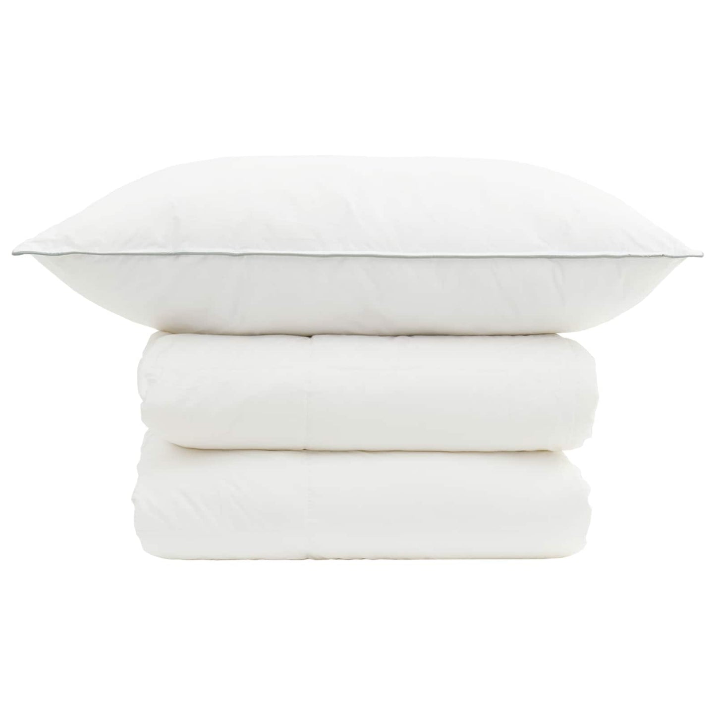 vidaXL Duvet and Pillow Set 2 pcs 152x203 cm 4 Seasons 200+300 GSM