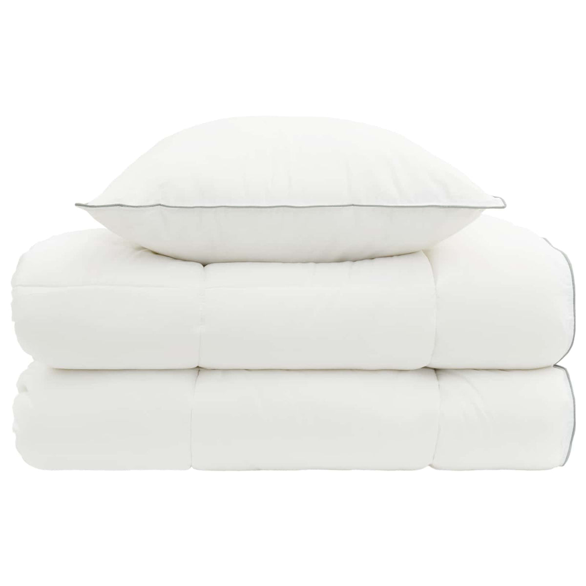vidaXL Duvet and Pillow Set 2 pcs 152x203 cm 4 Seasons 200+300 GSM