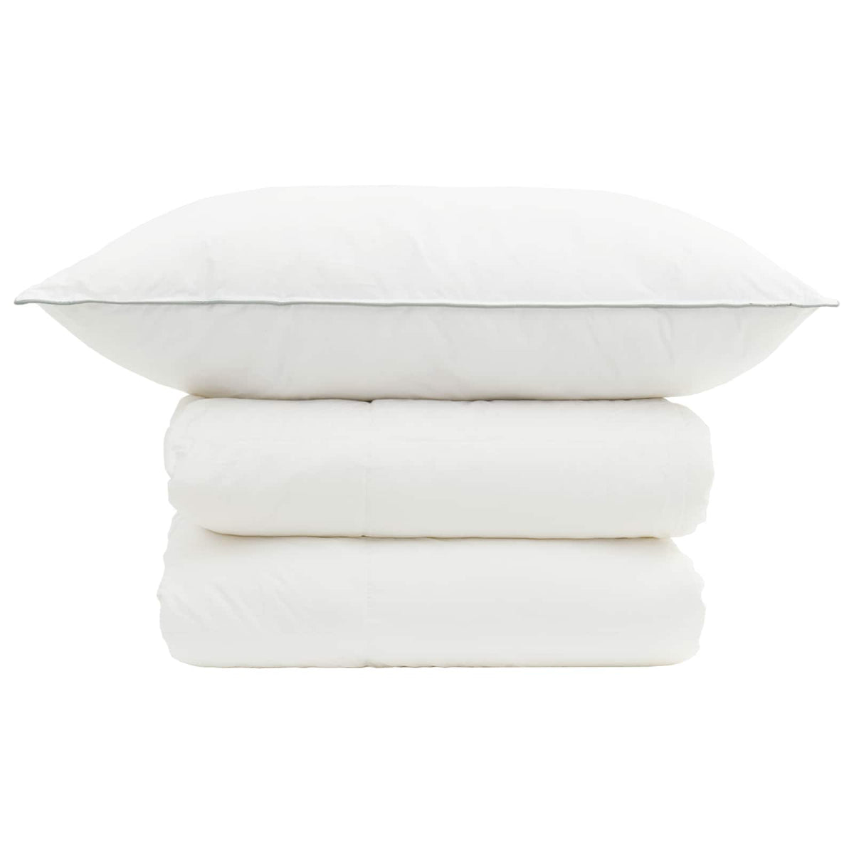 vidaXL Duvet and Pillow Set 2 pcs 155x200 cm 4 Seasons 200+300 GSM