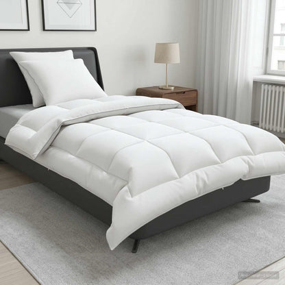 vidaXL Duvet and Pillow Set 3 pcs 135x220 cm 4 Seasons 220 GSM Wool