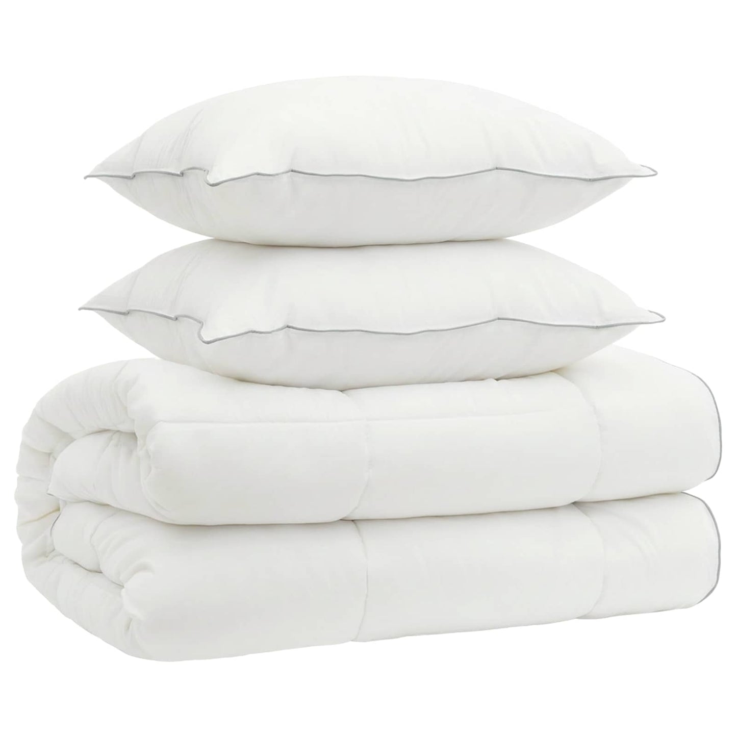 vidaXL Duvet and Pillow Set 3 pcs 200x240 cm 4 Seasons 140+220 GSM