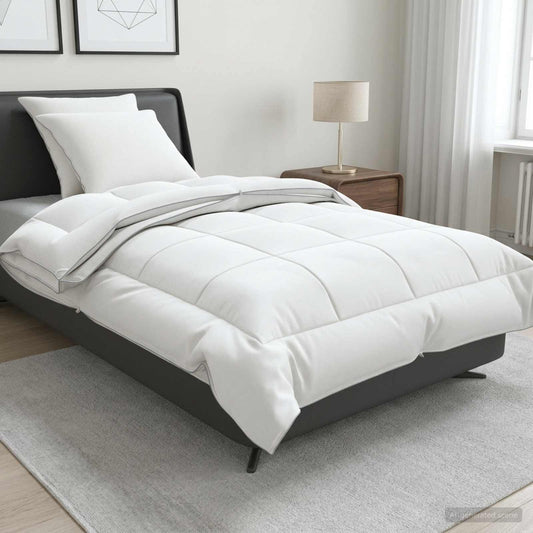 vidaXL Duvet and Pillow Set 3 pcs 155x220 cm 4 Seasons 140+220 GSM