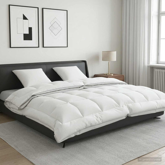 vidaXL Duvet and Pillow Set 3 pcs 220x240 cm 4 Seasons 140+220 GSM