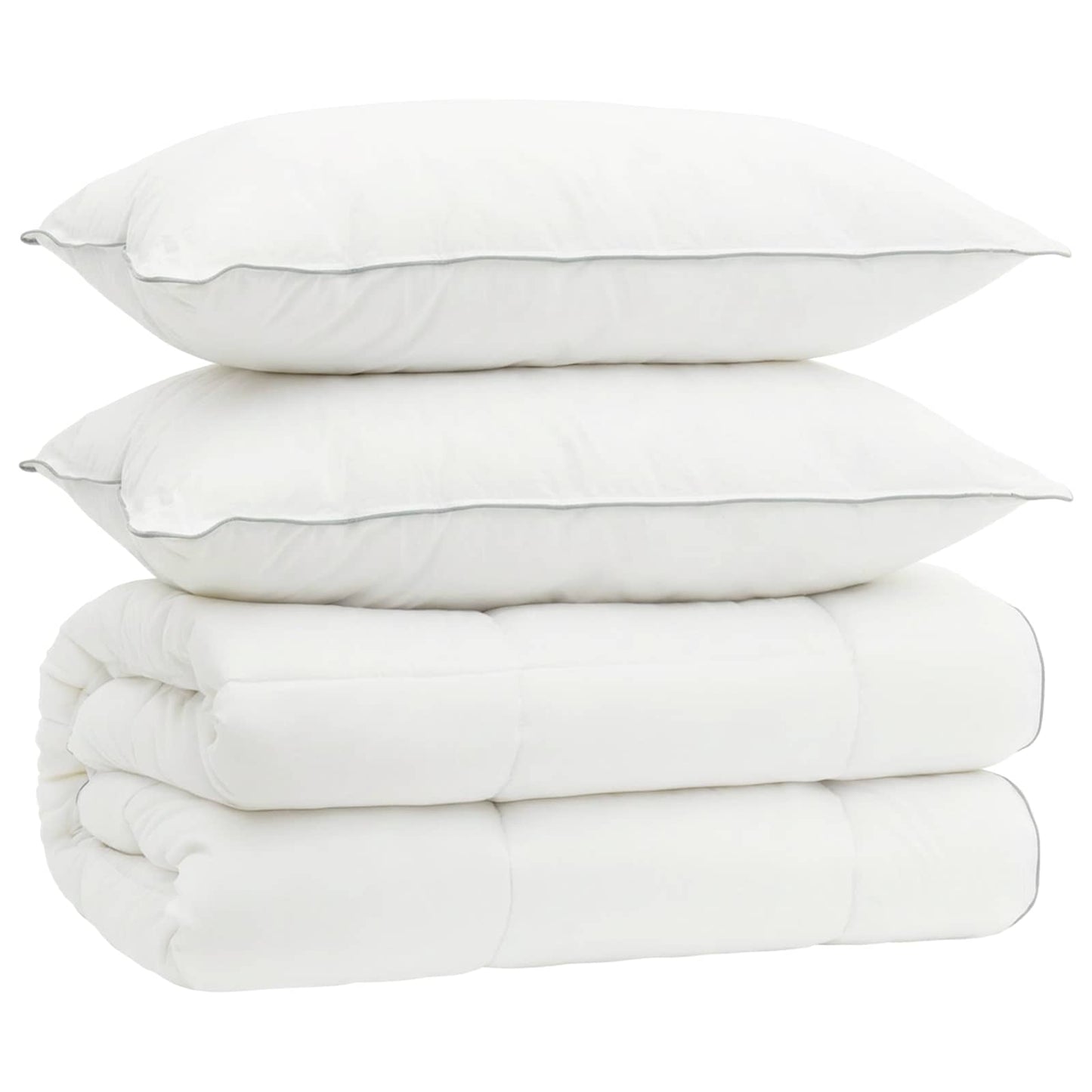 vidaXL Duvet and Pillow Set 3 pcs 220x260 cm 4 Seasons 140+220 GSM