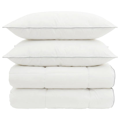 vidaXL Duvet and Pillow Set 3 pcs 220x260 cm 4 Seasons 140+220 GSM